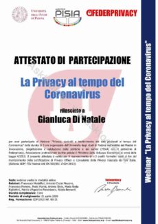 certificazioni privacy gianluca di natale